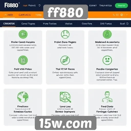 Características técnicas do site ff880 para jogadores